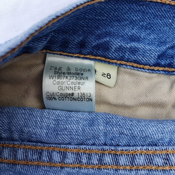 rag & bone Cutoff Shorts size 28 Gunnar - Picture 7 of 8
